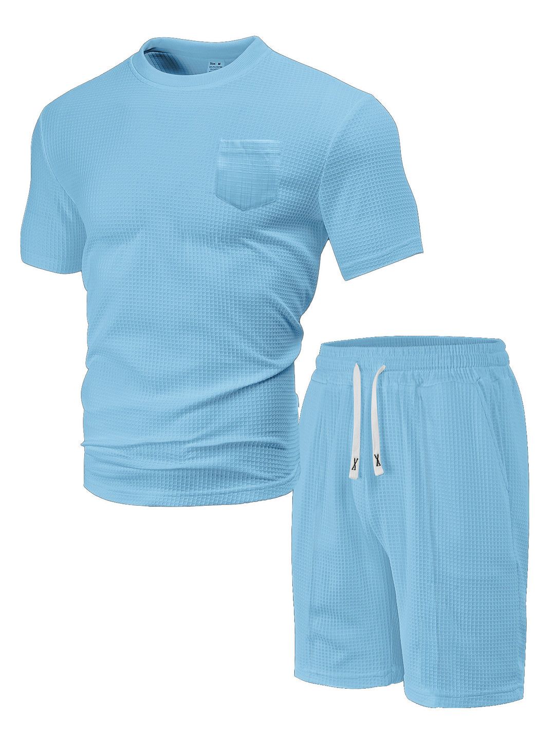 Herren Freizeit-Loungewear Set aus atmungsaktivem Material mit Taschen Aliams