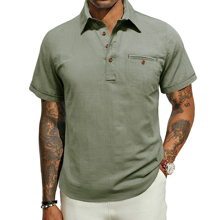 Herren Kurzarmhemd Aliams