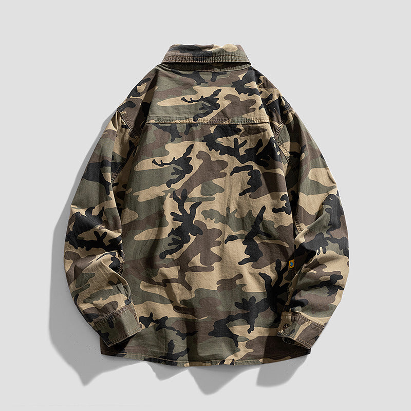 Herren camouflierte Utility-Hemdjacke Aliams