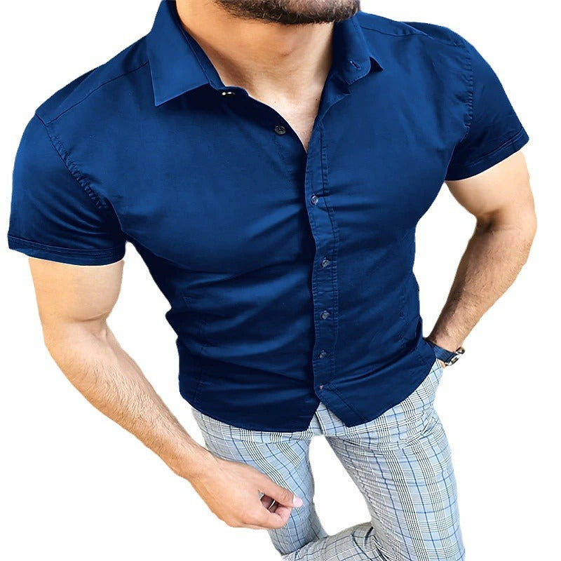 Herren Kurzarmhemd Aliams