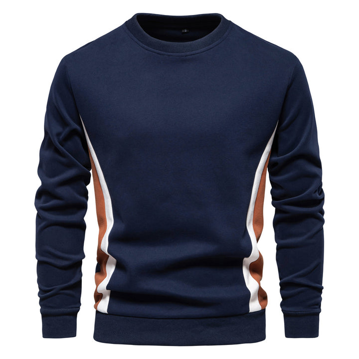 Herren Freizeit-Sweatshirt mit modernem Farbblockdesign Aliams