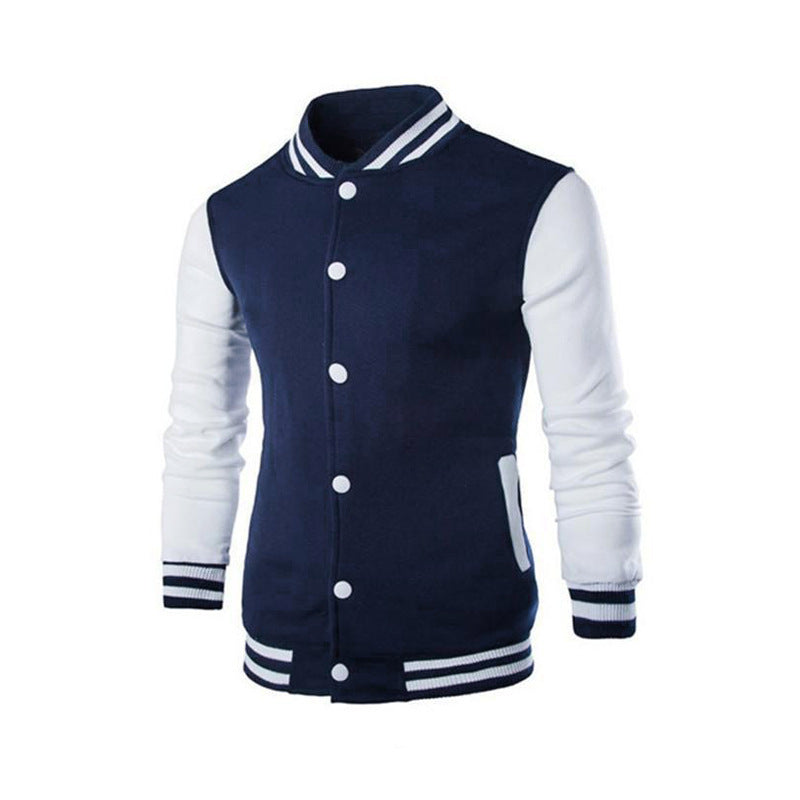 Herren varsity Jacke mit kontrastierenden Ärmeln und sportlichen Details Aliams