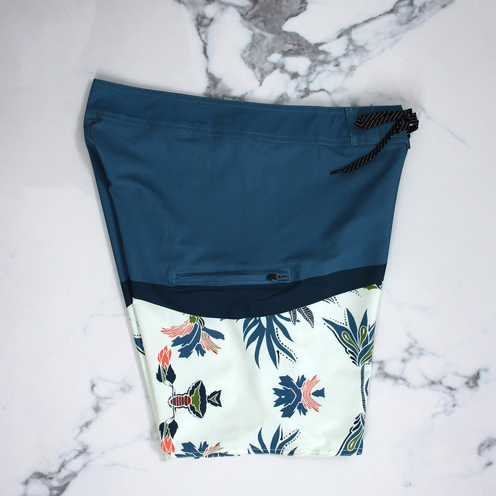 Herren Boardshorts mit innovativem Farbverlauf und komfortablem Kordelzug Aliams