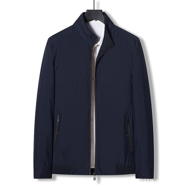 Herren funktionale Outdoor-Jacke mit hohem Kragen und atmungsaktiven Eigenschaften Aliams