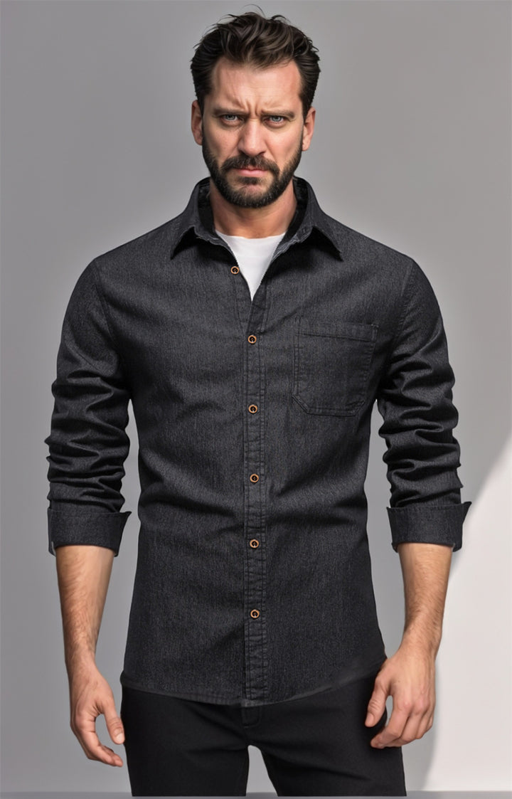 Herren Denim Hemd Aliams