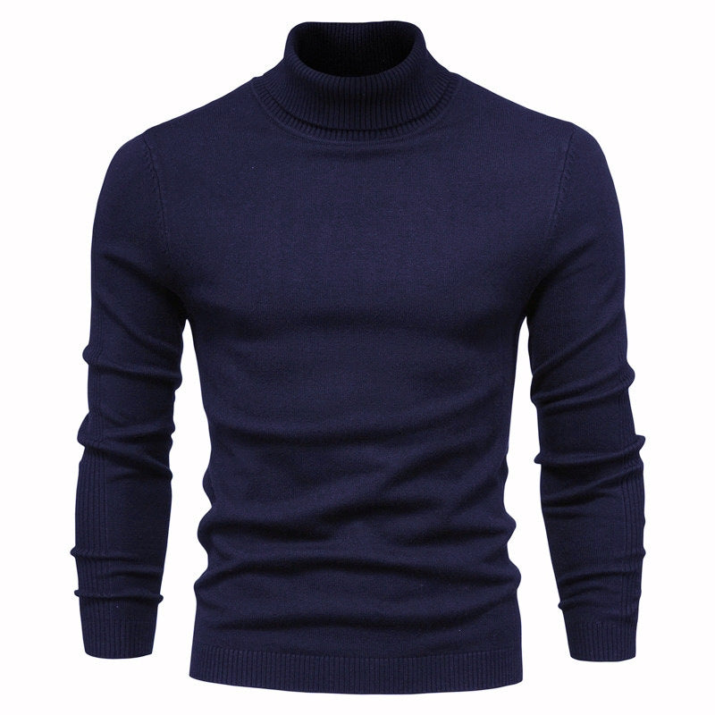 Herren Rollkragenpullover aus feiner Merinowolle Aliams