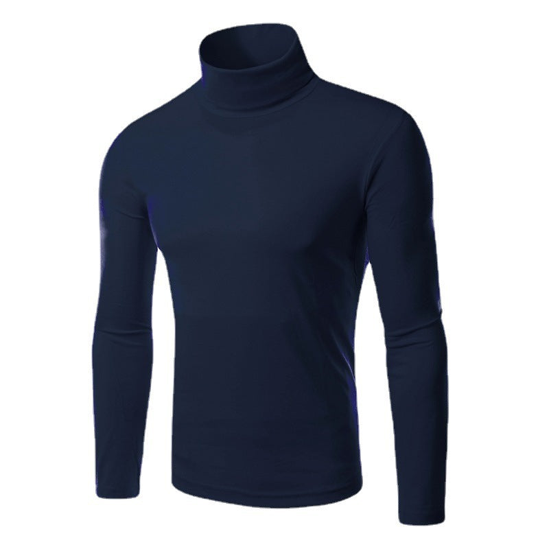 Herren eleganter Rollkragenpullover aus bequemen Stretchmaterial Aliams