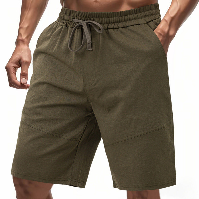 Herren lässige Strandshorts mit elastischem Bund und praktischen Taschen Aliams