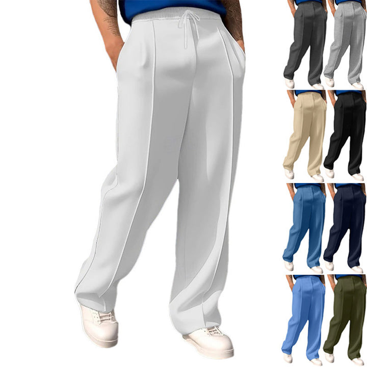 Herren stylische Sweatpants mit elastischem Bund und funktionalen Taschen Aliams