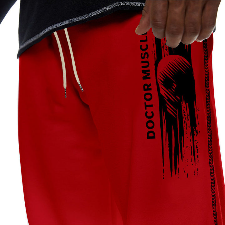 Herren gemütliche Sport-Jogginghose mit seitlichen Streepen Aliams