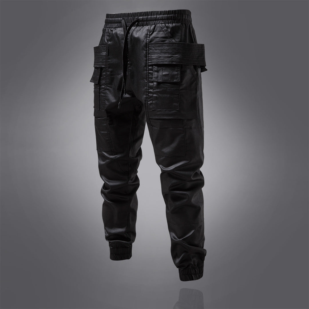 Herren Cargo-Hose mit praktischen Taschen und elastischem Bund Aliams