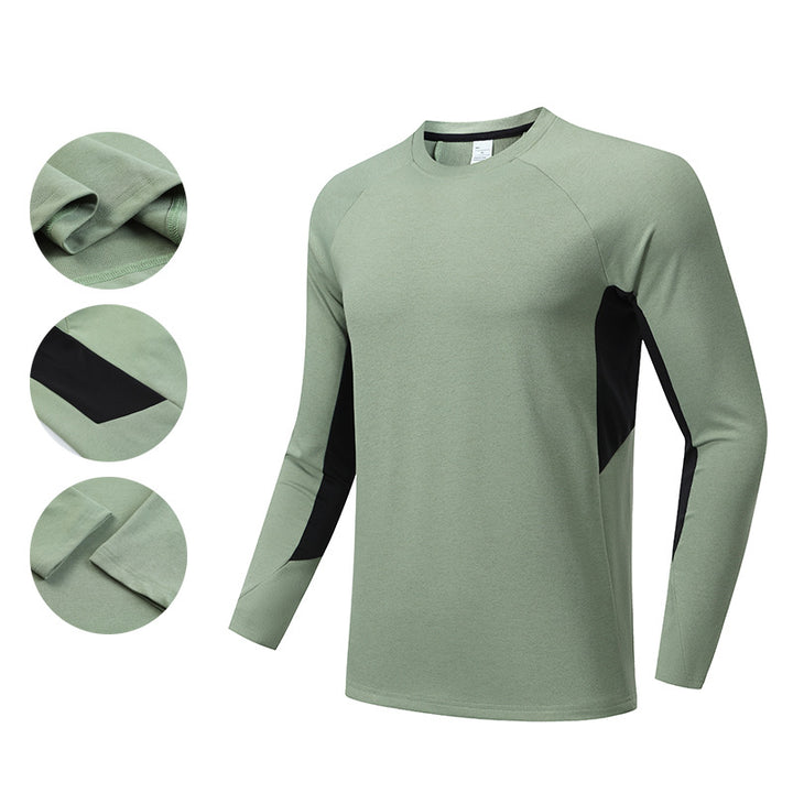 Herren Sportliches Langarmshirt mit Belüftungszonen Aliams