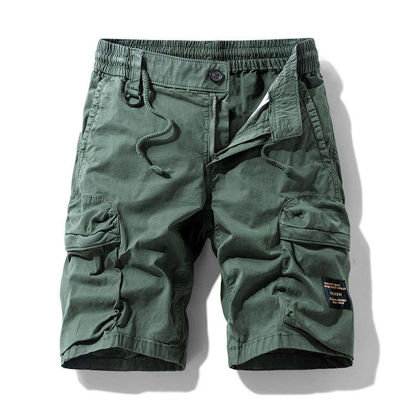 Herren Cargo-Shorts aus strapazierfähigem Material mit praktischen Seitentaschen Aliams