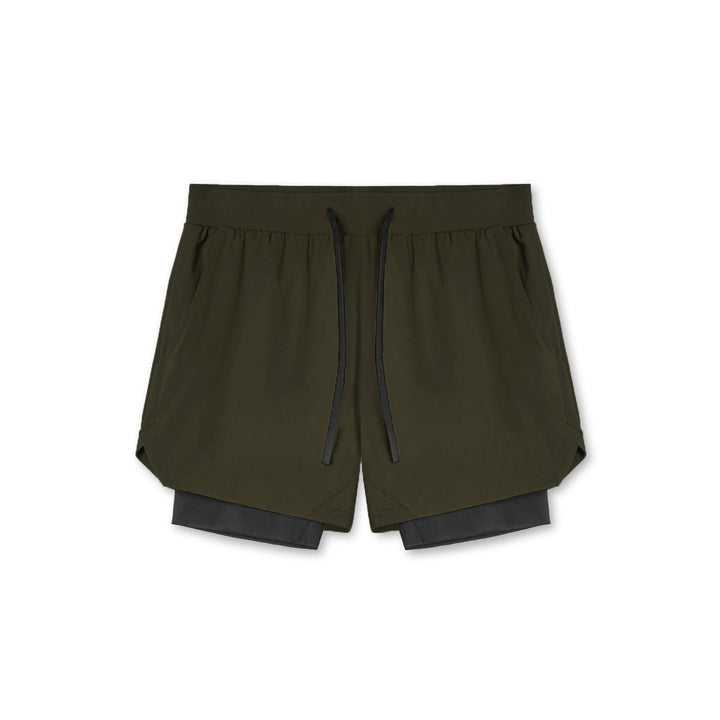 Herren Sportliche Hybrid-Shorts mit Innenfutter Aliams