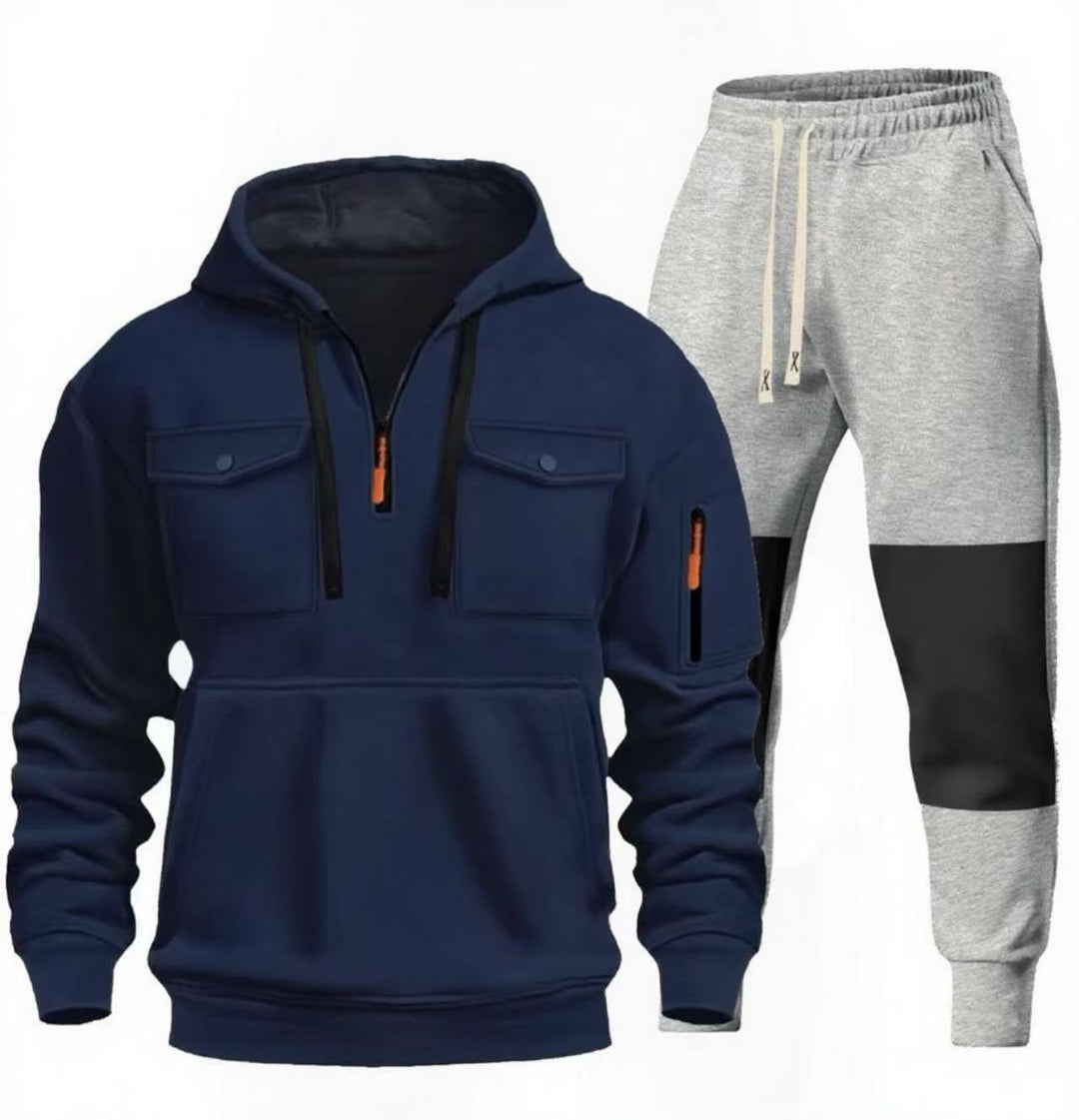 Herren funktionaler Sweatshirt- und Jogginghosen-Set Aliams