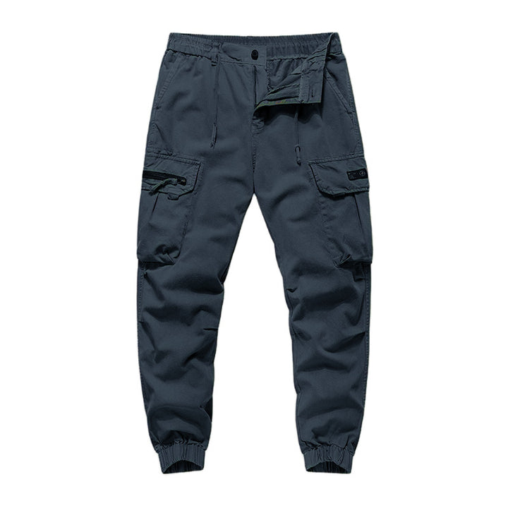 Herren Cargo-Hose mit elastischem Bund und mehreren praktischen Taschen Aliams