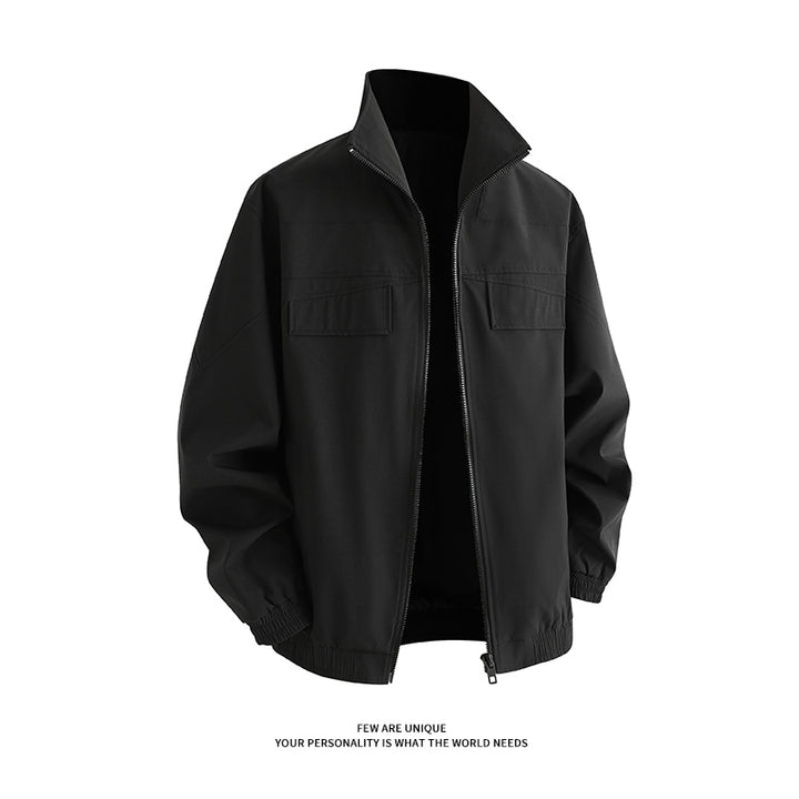 Herren Freizeitjacke mit praktischen Taschen und hohem Kragen Aliams