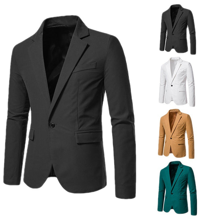Herren Eleganter Blazer mit modernem Schnitt und Taschen Aliams