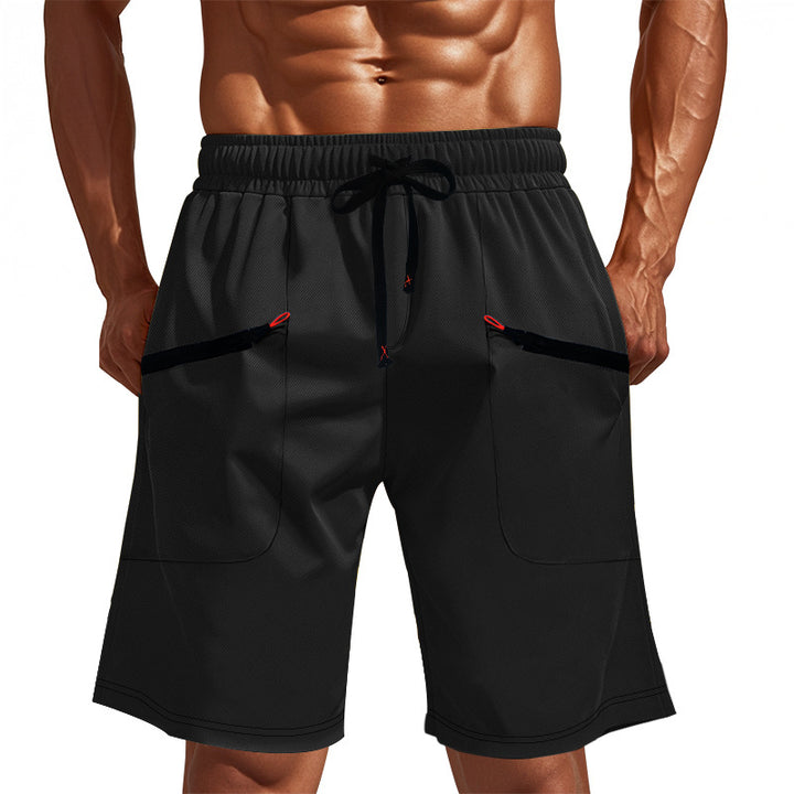 Herren Sportliche Shorts mit vielseitigen Taschen und elastischem Bund Aliams