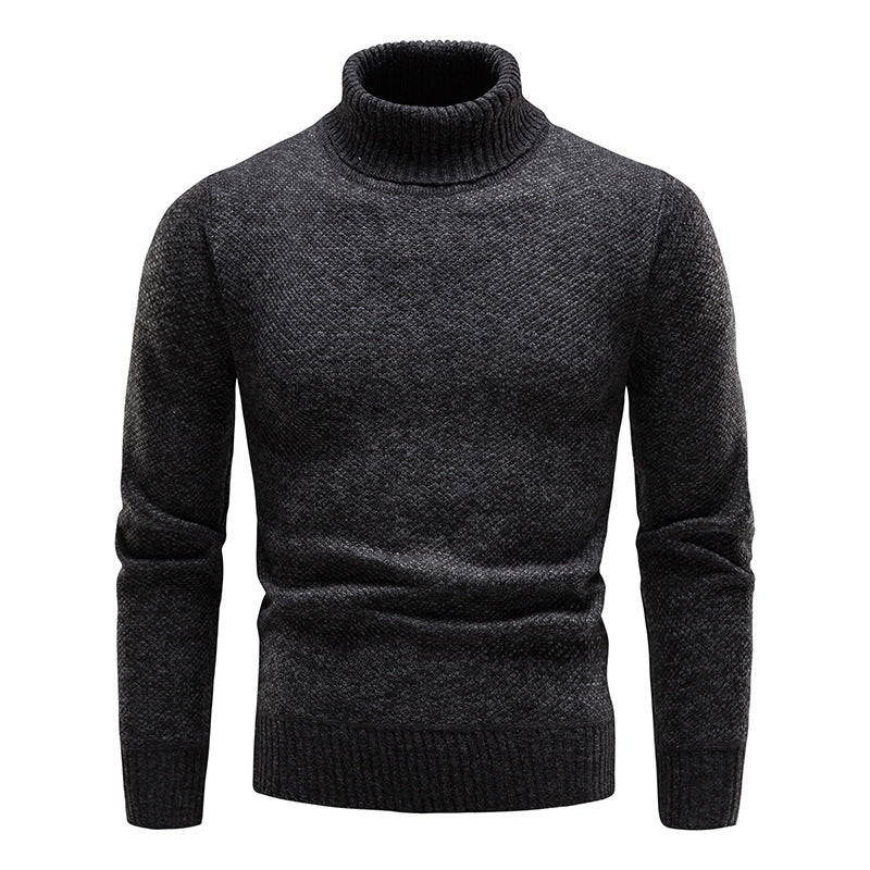 Herren Rollkragenpullover aus hochwertiger Wolle Aliams