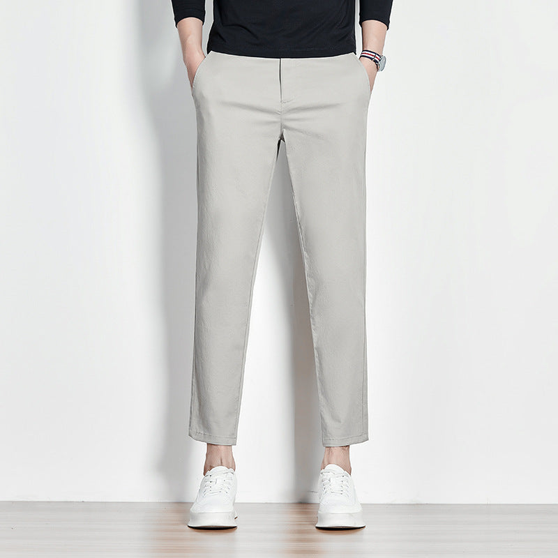 Herren Chinohose mit schmalem Schnitt und elastischem Bund Aliams