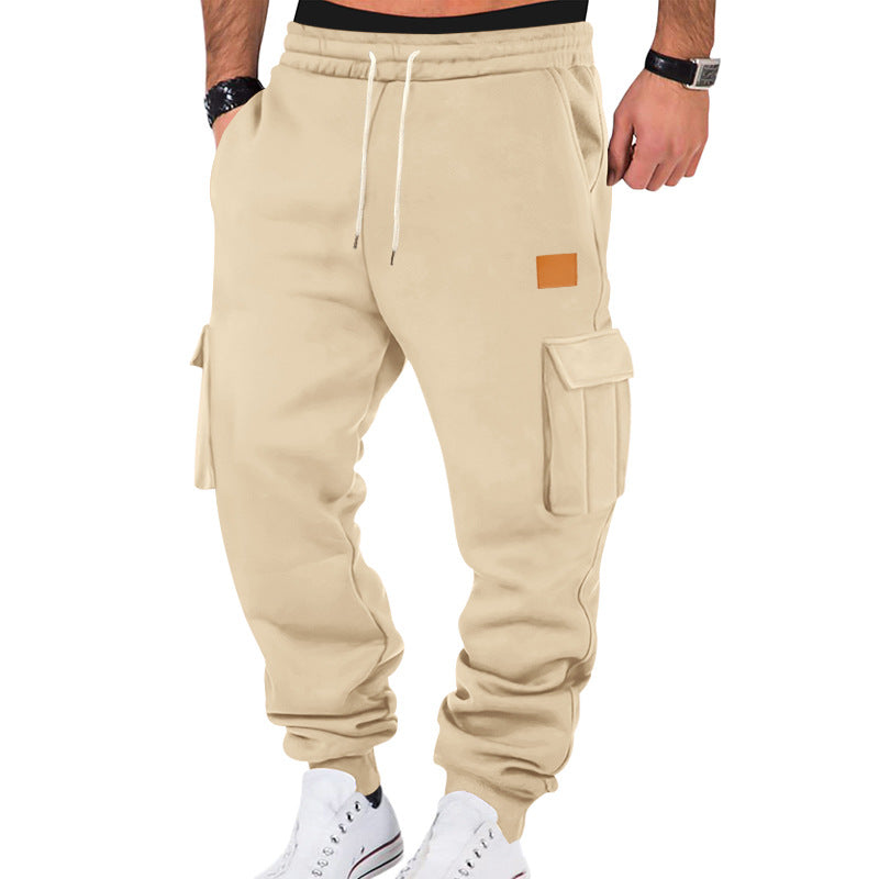 Herren Cargo-Sweatpants mit praktischen Seitentaschen und elastischem Bund Aliams