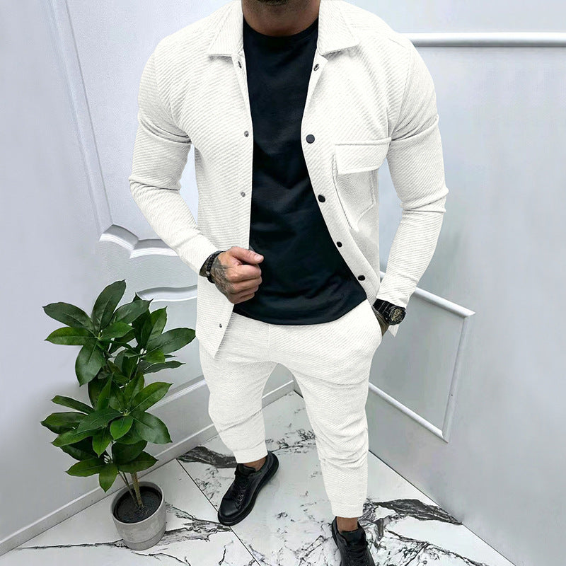 Herren Freizeitanzug mit strukturiertem Design und stilvollen Details Aliams