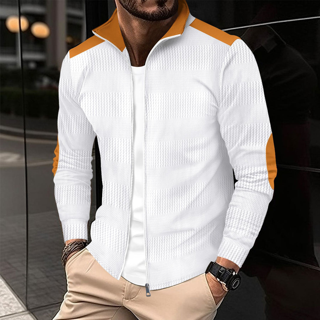 Herren sportliche Funktionsjacke mit modischem Stehkragen und atmungsaktiven Eigenschaften Aliams