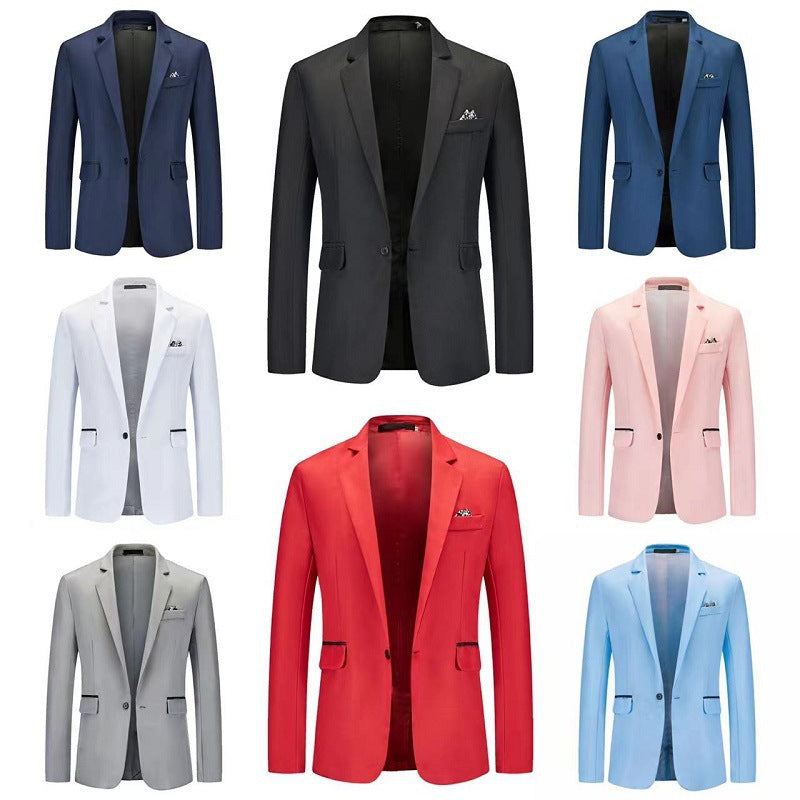 Herren eleganter Blazer mit strukturiertem Design und feinen Details Aliams