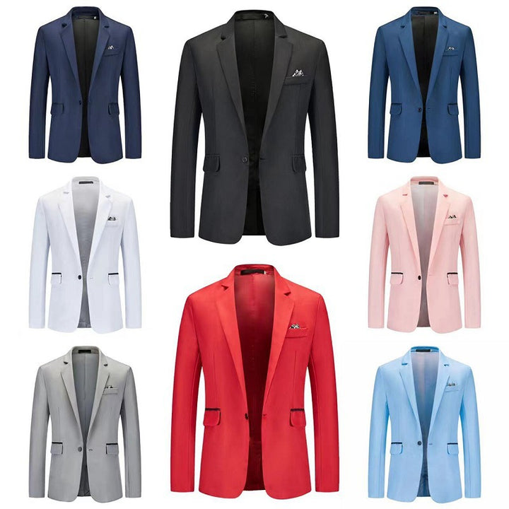 Herren eleganter Blazer mit strukturiertem Design und feinen Details Aliams