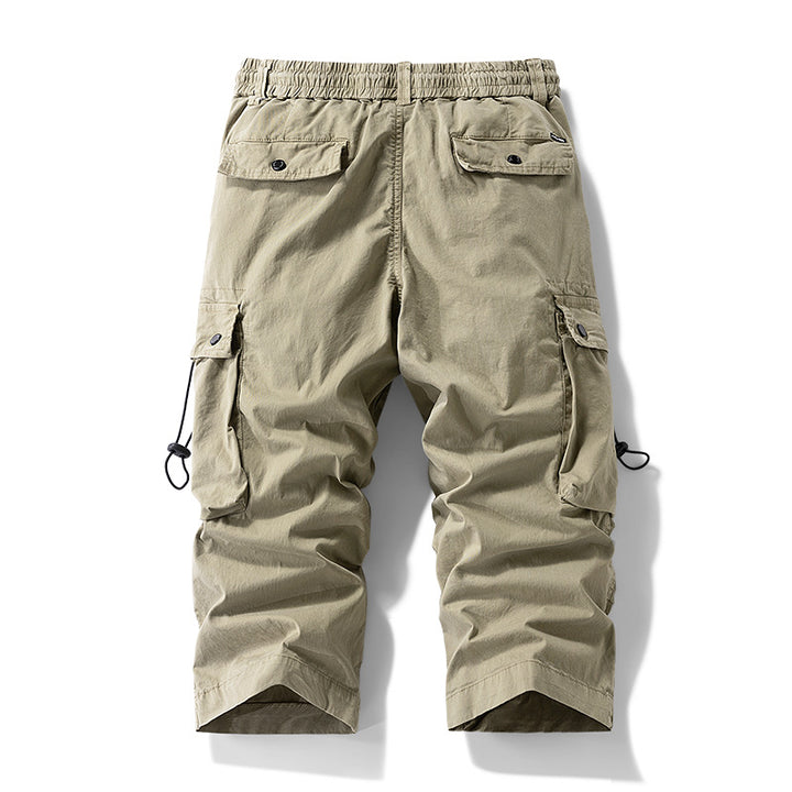 Herren Cargo-Hose mit elastischem Bund und multifunktionalen Taschen Aliams 1758210222