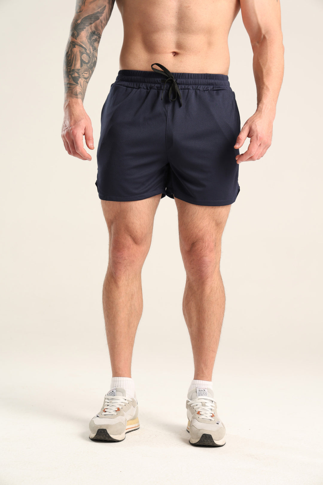 Herren Sportliche Schwimmshorts mit atmungsaktivem Material und verstellbarem Bund Aliams