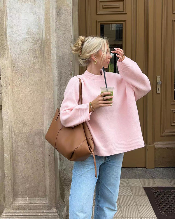 Warmer Strickpullover Für Stilbewusste Damen