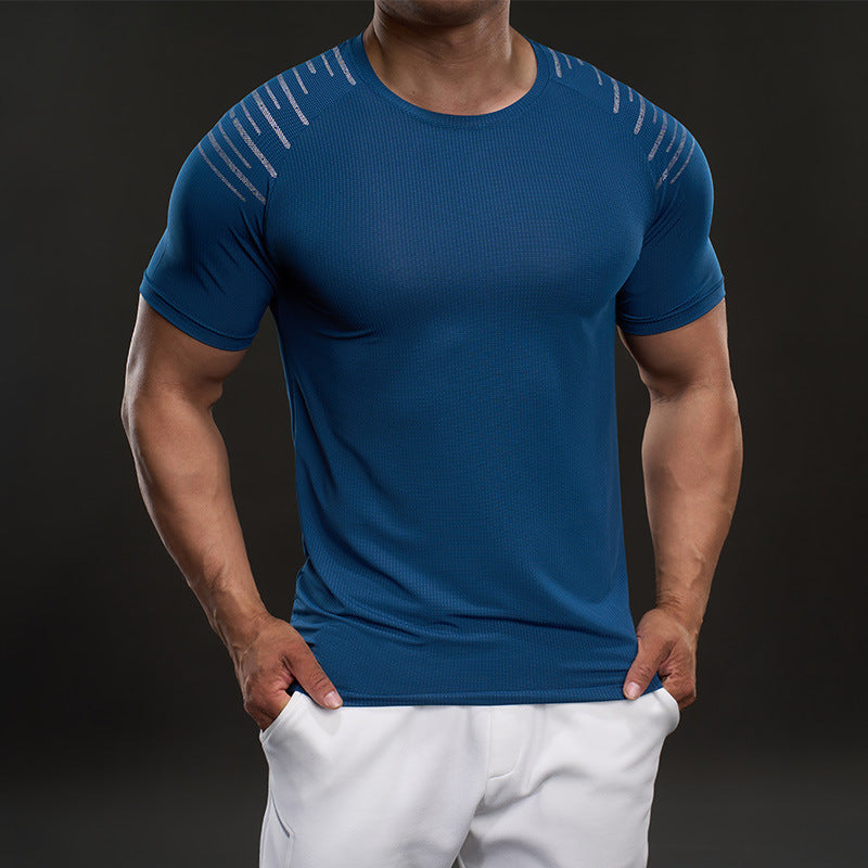 Herren Funktionales Fitness-T-Shirt mit innovativen Belüftungszonen Aliams