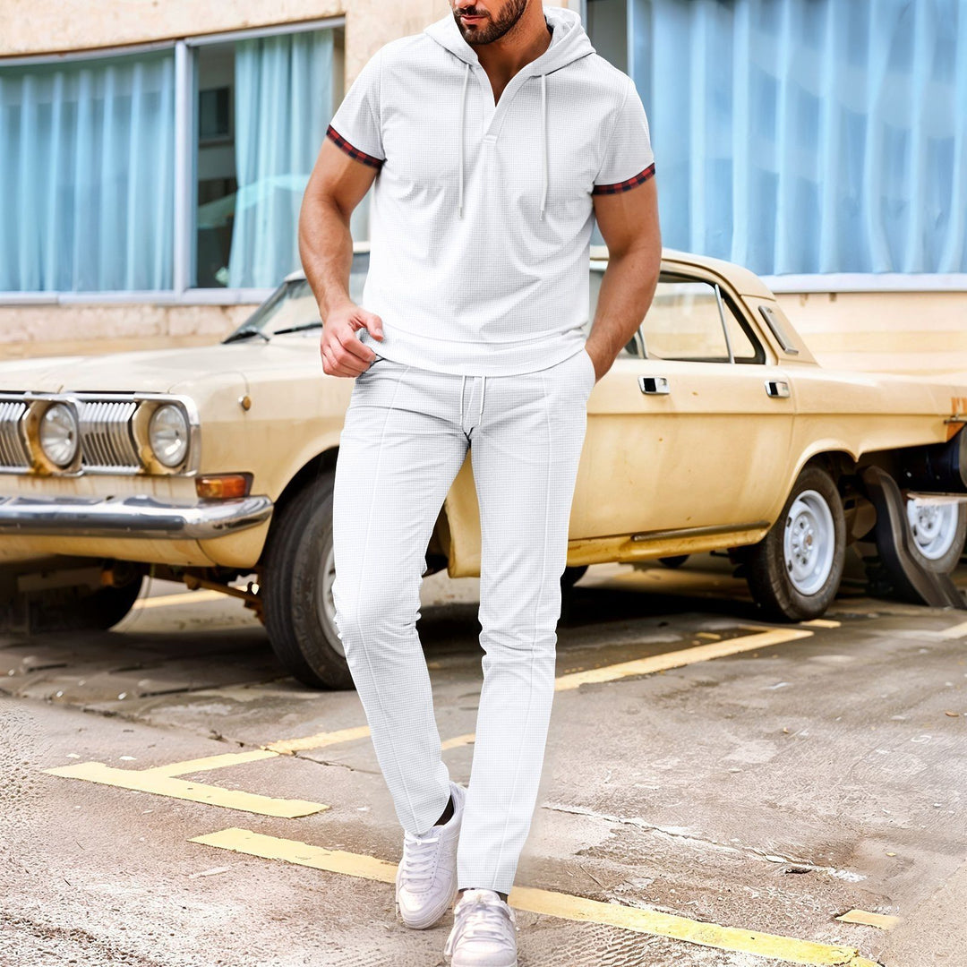 Herren Sportliches Kapuzenset mit funktionalen Taschen und ergonomischem Schnitt Aliams