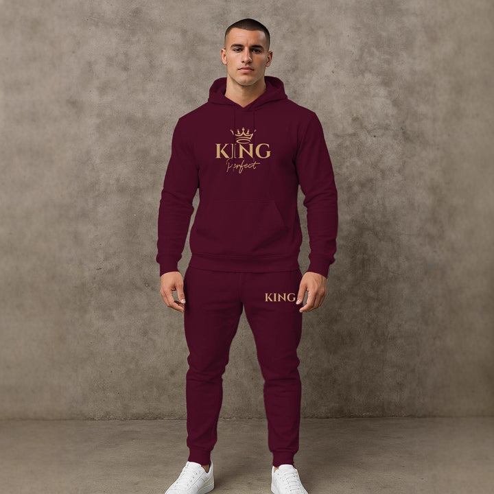 Herren Premium Kapuzenpullover und Jogginghose Set Aliams