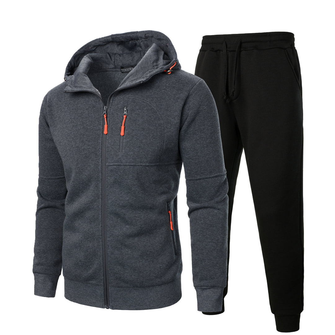 Herren Sportliches Hoodie und Jogginghose Set mit praktischen Taschen Aliams