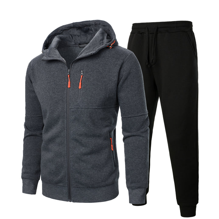 Herren Sportliches Hoodie und Jogginghose Set mit praktischen Taschen Aliams