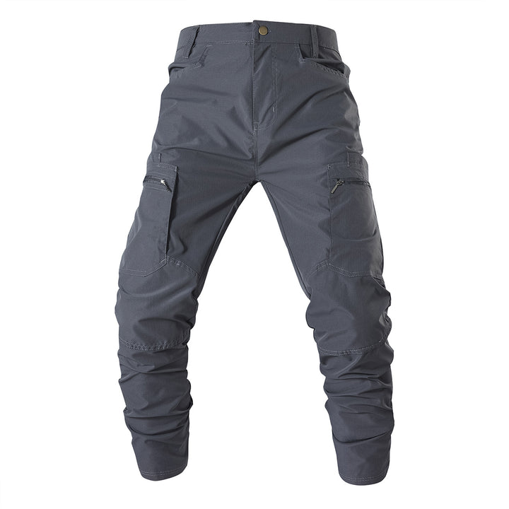 Herren multifunctionale Outdoor-Hose mit verstellbaren Knöchelbündchen und zahlreichen Taschen Aliams