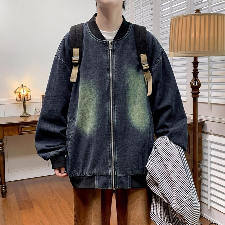 Herren entspannte Baumwolljacke im lässigen Stil Aliams