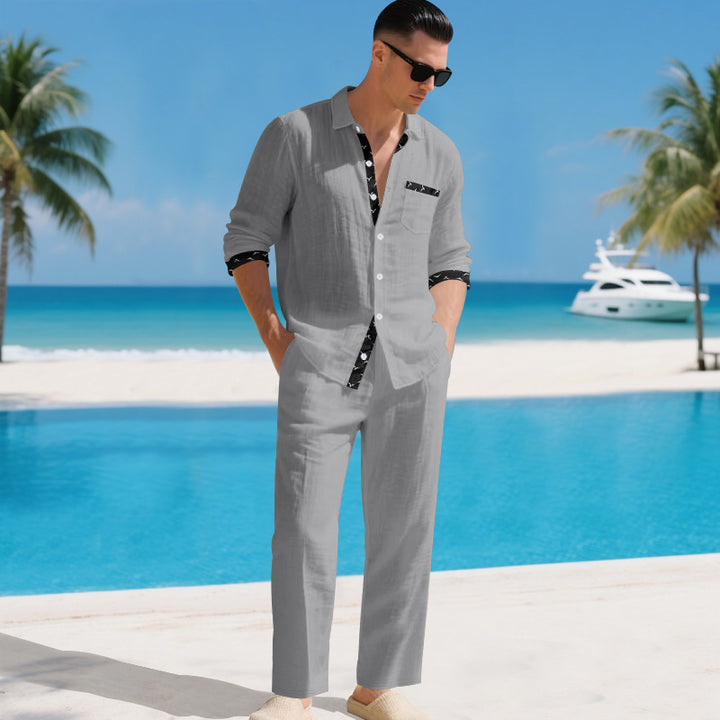 Herren elegante Sommer-Lounge-Anzug Aliams