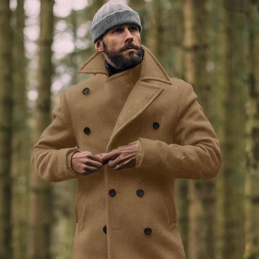 Herren elegante Wintermantel Aliams