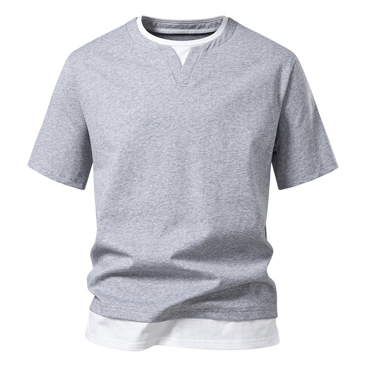 Herren V-Ausschnitt T-Shirt mit modernem Schnitt und lässigem Look Aliams