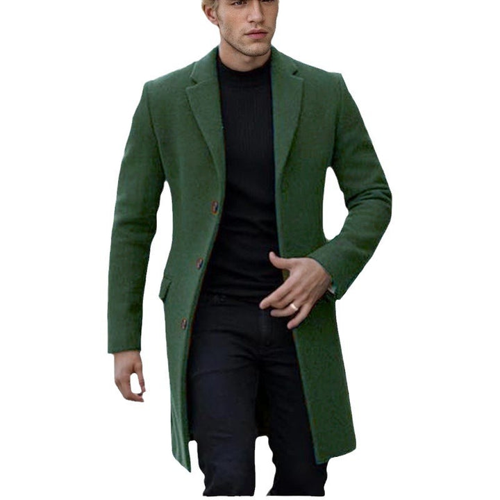 Herren eleganter einfacher Mantel Aliams