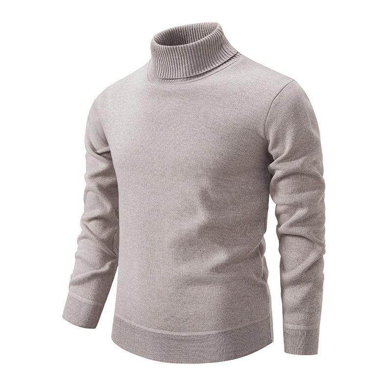 Herren Rollkragenpullover aus weichem Strick mit strukturiertem Design Aliams