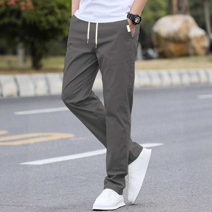 Herren Freizeit-Hose mit verstellbarem Bund und atmungsaktivem Material Aliams