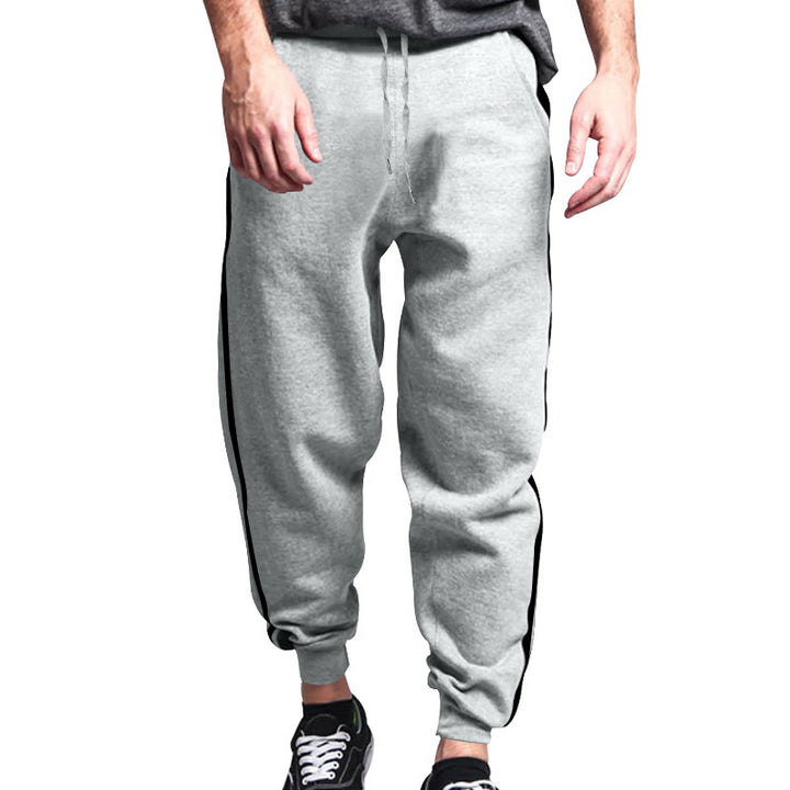 Herren Sportliche Jogginghose mit seitlichem Streifen Aliams