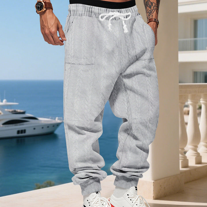 Herren gemusterte lässige Jogginghose Aliams