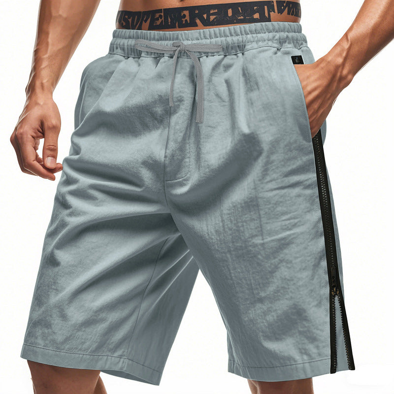 Herren sportliche Shorts mit atmungsaktiven Seiteneinsätzen Aliams