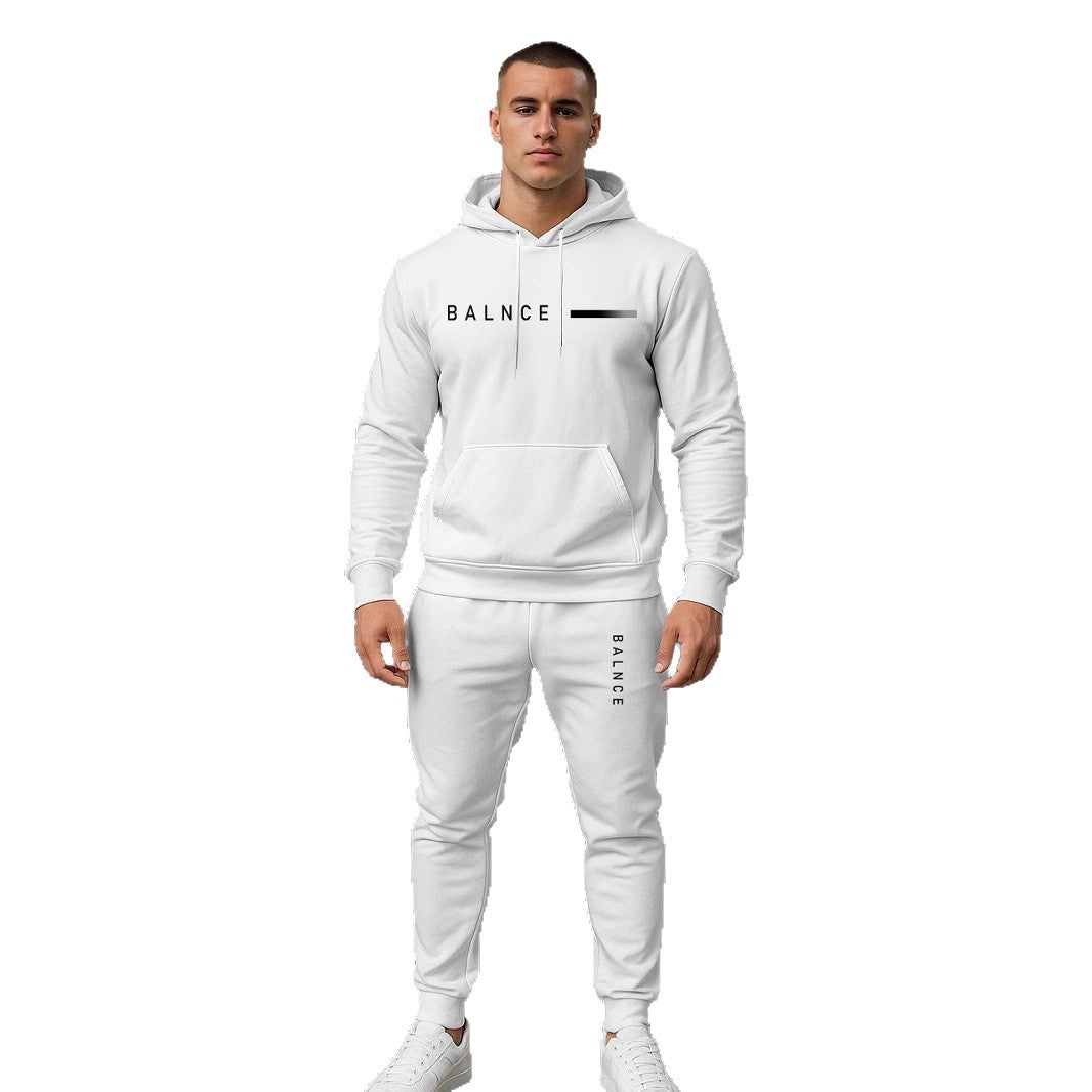 Herren Sportliches Jogginganzug-Set mit Kapuze und praktischen Taschen Aliams